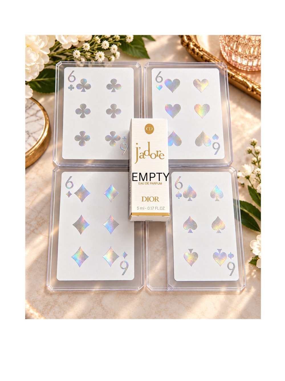 Dior EMPTY Jadore w 4 ❤️♠️♦️♣️ 6s Dior Joy
